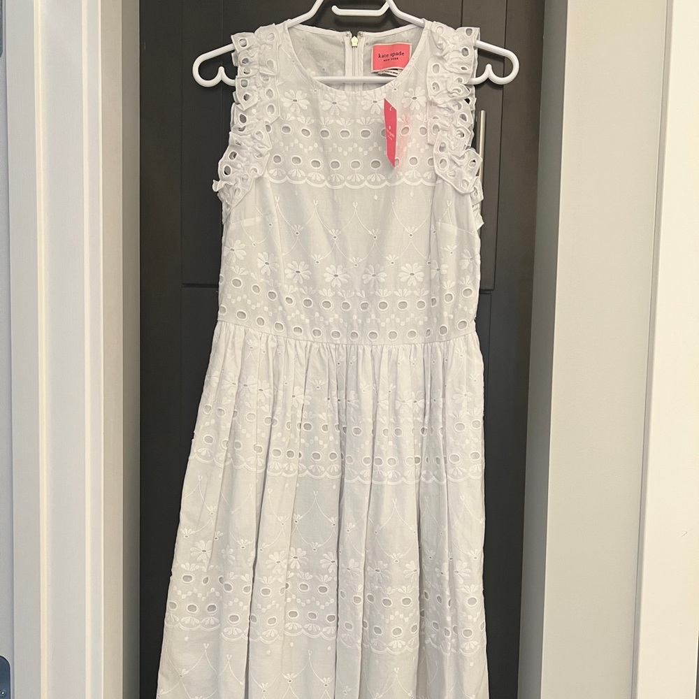 Brand new Kate Spade Eyelet Midi Dress